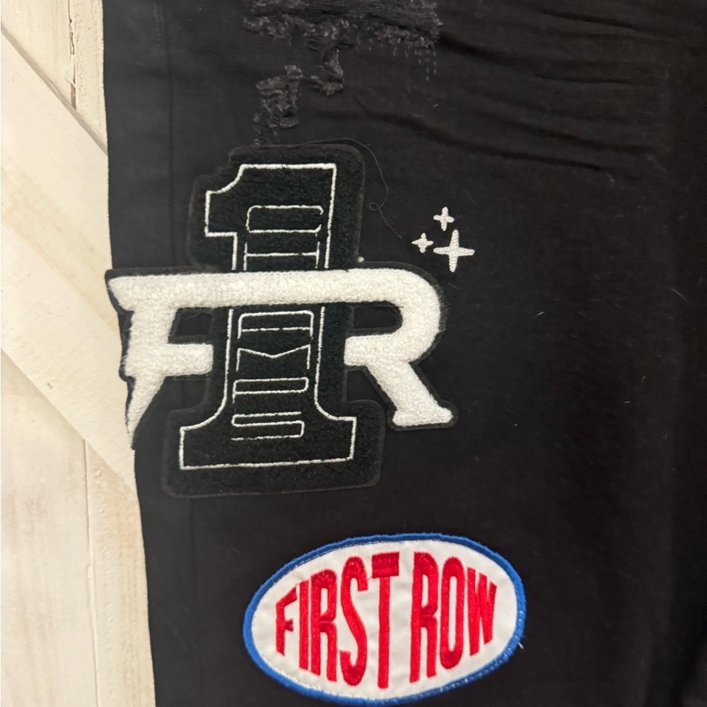 First Row “Downtown LA Racing” Jeans – 42W x 32L – Black – NWT - Picture 4 of 11